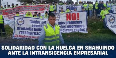 Huelga Minera en Shahuindo por solución a demandas de los trabajadores