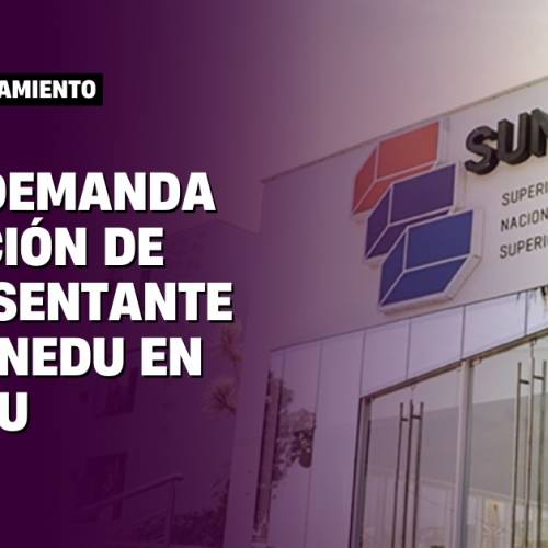 CGTP demanda remoción de representante del Minedu en Sunedu